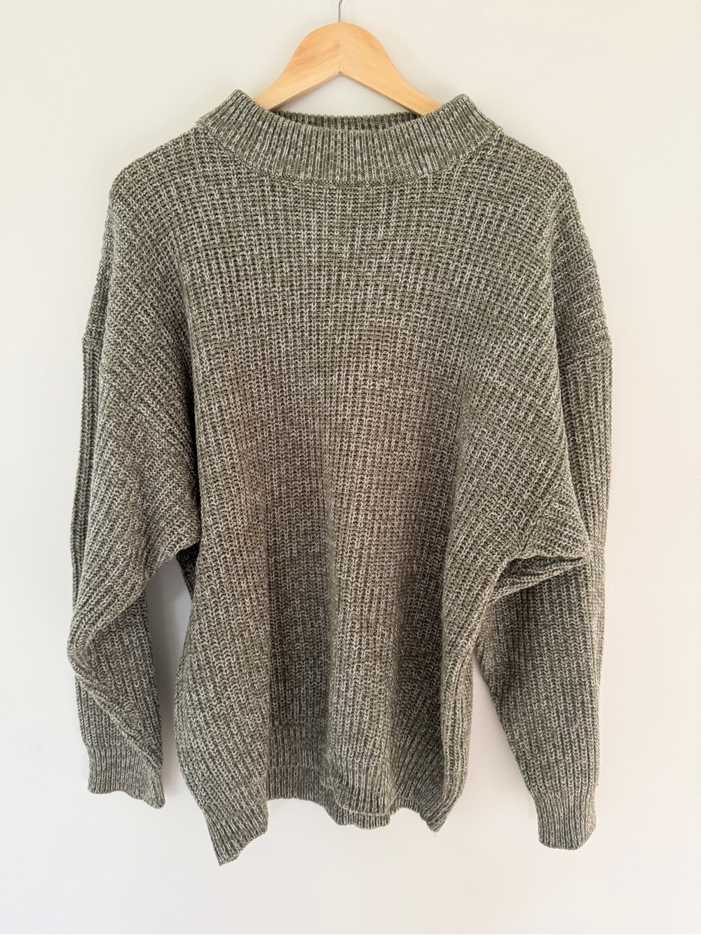 🙂BOGO🙂 Vintage Rib-Knit Mock Neck Sweater
